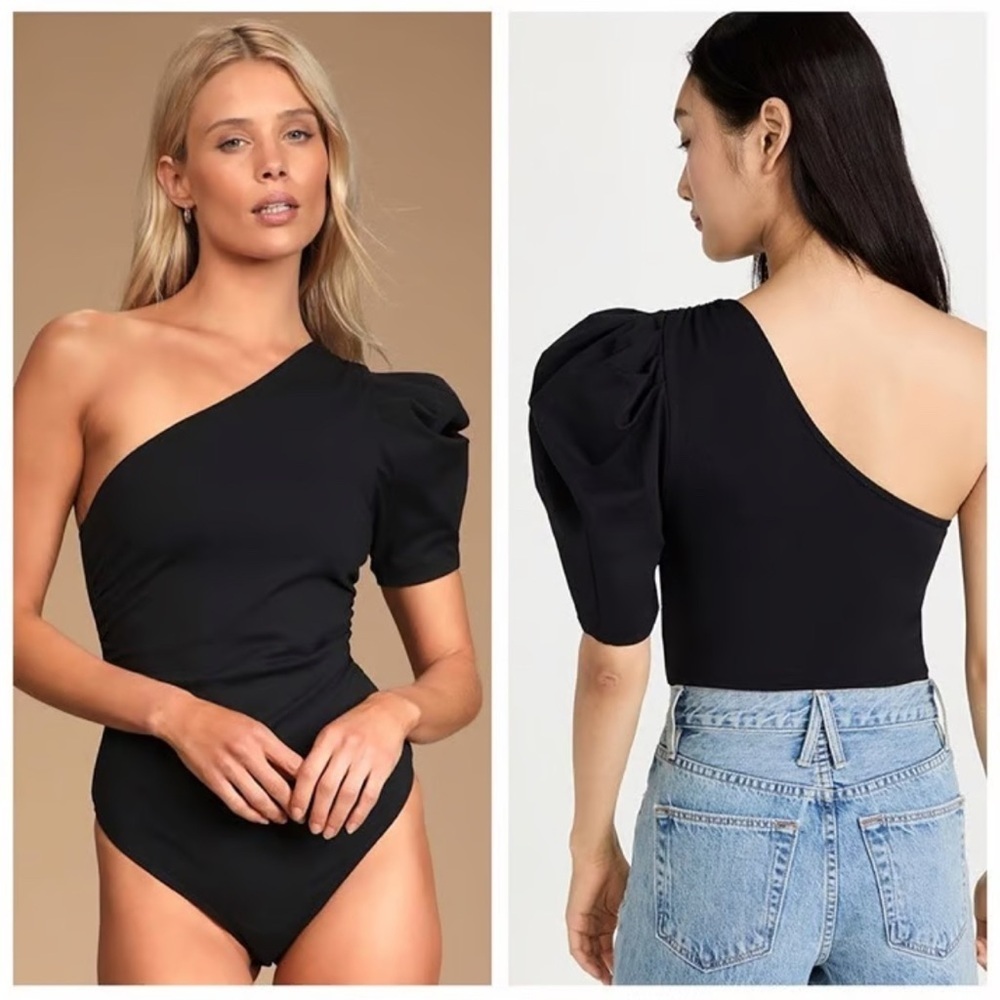 BNWT intimately by Free People black Somethin' Bout You Solid Bodysuit size M